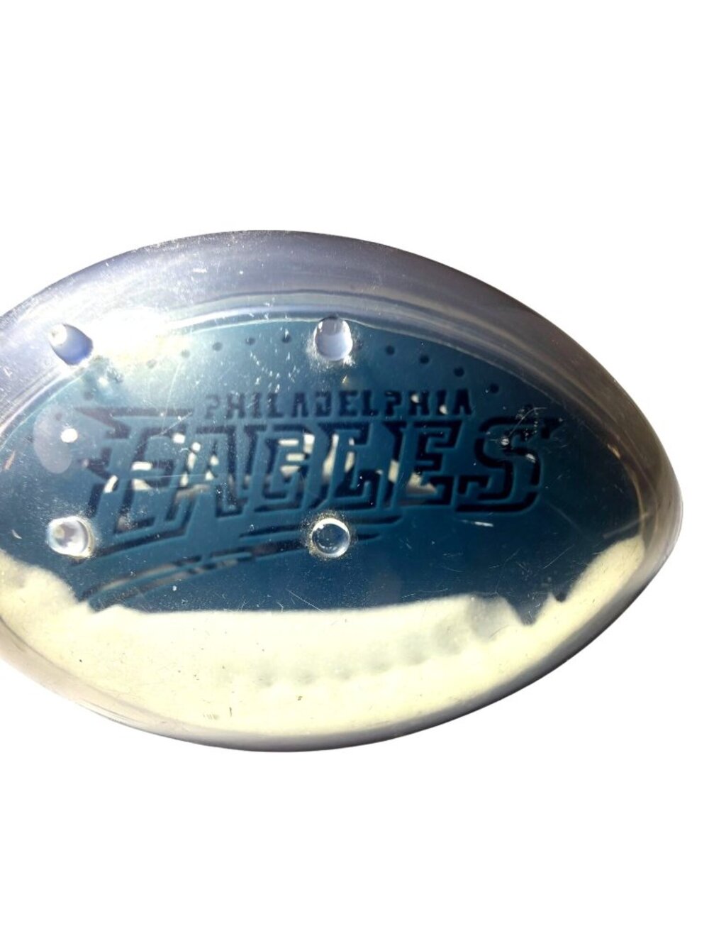 Philadelphia Eagles NFL sand sifter logo flow paperweight football gift